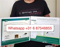 CISSP Certificate for sale Without Exams Whatsapp: +31 6 87546855